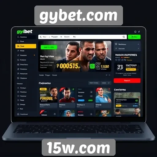 Análise da interface do usuário do site gybet